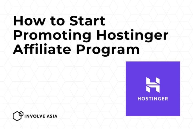 Hostinger Affiliate Program on Involve Asia