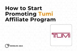 Tumi Affiliate Program on Involve Asia: Earn from Premium Travel Gear