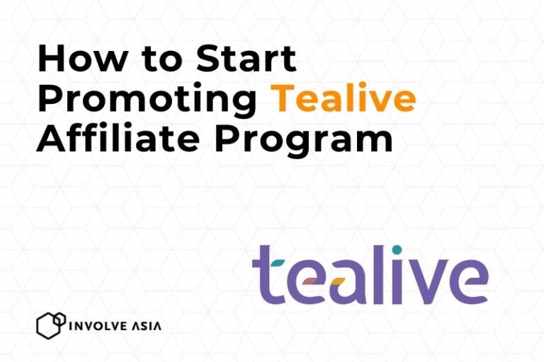 Tealive Affiliate Program on Involve Asia Sip, Share & Earn