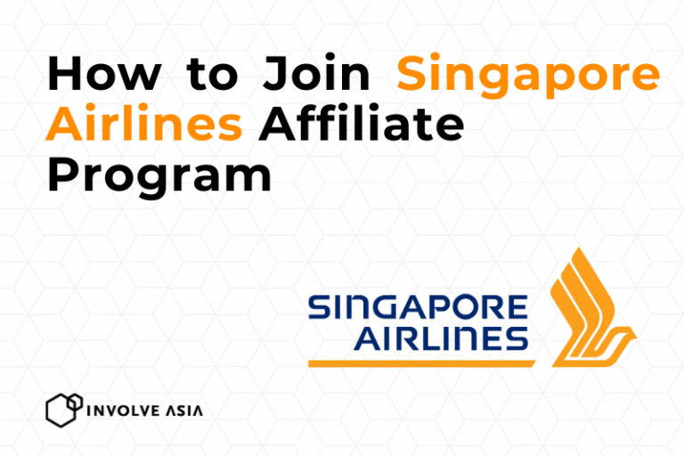 Singapore Airlines Affiliate Program on Involve Asia Earn by Promoting Premium Global Flights