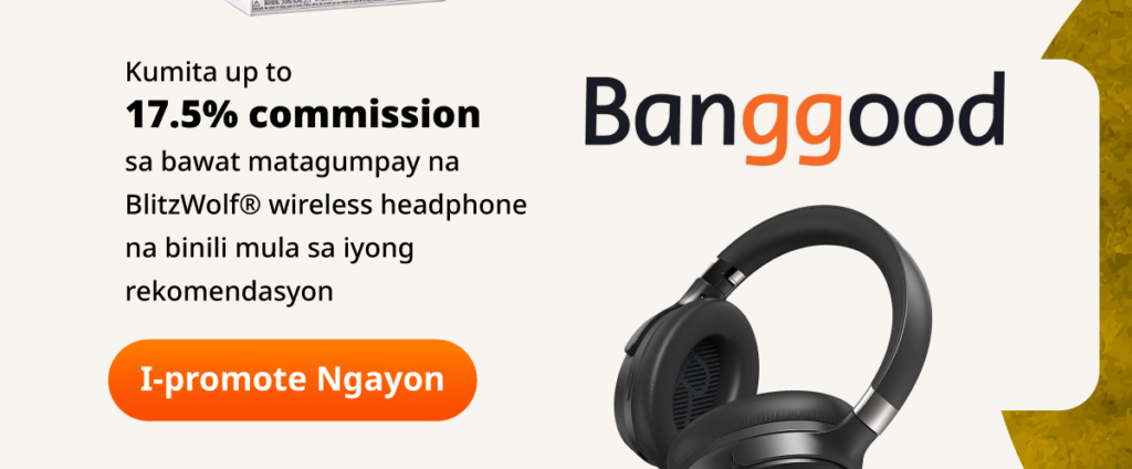 Banggood affiliate program on Involve Asia